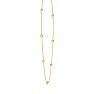 1 3/4 Carat Graduated Lab Grown Diamonds By The Yard Necklace In 14K Yellow Gold, 18 Inches Image-4