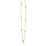 3 Carat Graduated Lab Grown Diamonds By The Yard Necklace In 14K Yellow Gold, 18 Inches Image-4
