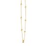 3 Carat Graduated Lab Grown Diamonds By The Yard Necklace In 14K Yellow Gold, 18 Inches Image-4