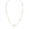 1 Carat Graduated Lab Grown Diamonds By The Yard Necklace In 14K Yellow Gold, 18 Inches Image-2