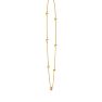 1 Carat Graduated Lab Grown Diamonds By The Yard Necklace In 14K Yellow Gold, 18 Inches Image-4