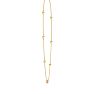 1 Carat Graduated Lab Grown Diamonds By The Yard Necklace In 14K Yellow Gold, 18 Inches Image-4