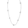 2 1/3 Carat Lab Grown Diamonds By The Yard Necklace In 14K White Gold, 18 Inches Image-3