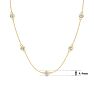2 1/3 Carat Lab Grown Diamonds By The Yard Necklace In 14K Yellow Gold, 18 Inches Image-5