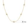 2 1/3 Carat Lab Grown Diamonds By The Yard Necklace In 14K Yellow Gold, 18 Inches Image-5