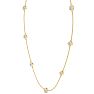 3 1/2 Carat Lab Grown Diamonds By The Yard Necklace In 14K Yellow Gold, 18 Inches Image-3