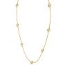 3 1/2 Carat Lab Grown Diamonds By The Yard Necklace In 14K Yellow Gold, 18 Inches Image-3