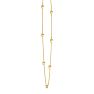 3 1/2 Carat Lab Grown Diamonds By The Yard Necklace In 14K Yellow Gold, 18 Inches Image-4