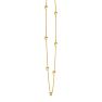 3 1/2 Carat Lab Grown Diamonds By The Yard Necklace In 14K Yellow Gold, 18 Inches Image-4