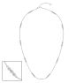 1 Carat Lab Grown Diamonds By The Yard Necklace In 14K White Gold, 18 Inches Image-1