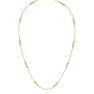 1 Carat Lab Grown Diamonds By The Yard Necklace In 14K Yellow Gold, 18 Inches Image-2