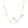 1 Carat Lab Grown Diamonds By The Yard Necklace In 14K Yellow Gold, 18 Inches Image-5