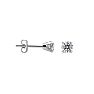 .10 Carat Lab Grown Diamond Stud Earrings in White Gold, F-G color, VS2/SI1 clarity Image-1