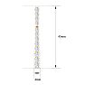4 Carat Diamond Bar Earrings In 14 Karat Yellow Gold Image-5
