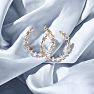 2 1/2 Carat Lab Grown Diamond Hoop Earrings In 14K Yellow Gold, 1 Inch Image-6