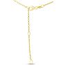 Star of David Star of David Necklace With 3/4 Carat Heart Shape Created Sapphire In 14K Yellow Gold, 16-18 InchesWith 3/4 Carat Heart Shape Created Sapphire In 14K White Gold Image-4