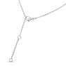 Tracy Name Necklace In White Gold Overlay, 8MM - 16 Inch Chain Image-2