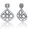 KENDRA SCOTT -  Natalie Rhodium Plated Statement Earrings Image-1