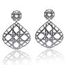 KENDRA SCOTT -  Natalie Rhodium Plated Statement Earrings Image-2