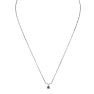 1/4 Carat Real Lab-Grown Diamond Solitaire Necklace In Sterling Silver, 18 Inches Image-2