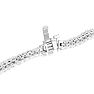 4 Carat Lab Grown Diamond Round Setting Tennis Bracelet in White Gold, 7 Inches Image-3