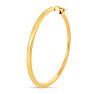 Yellow Gold Classic Hoop Earrings, 41MM Image-3