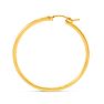 Yellow Gold Classic Hoop Earrings, 41MM Image-4