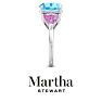 Martha Stewart 8 Carat Cushion Blue Topaz, Pink Sapphire and Lab Grown Diamond Three Stone Plus Ring In Sterling Silver Image-11