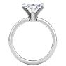 4.01 Carat Marquise Shape Lab Grown Diamond Ring In 14K White Gold, Solitaire Image-4