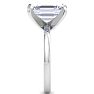 5.27 Carat Emerald Cut Lab Grown Diamond Ring In 14K White Gold, Solitaire Image-4