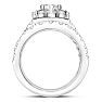 Previously Owned 3 1/4 Carat Round Shape Diamond Bridal Set With One Bands In 14 Karat White Gold Image-3