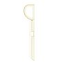 14 Karat Yellow Gold Tailored-Edge Cross Necklace, 18x9mm Image-3