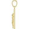 14 Karat Yellow Gold Crucifix Necklace, 24x10mm Image-3