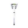 2 Carat Cushion Shape Mystic Topaz With Diamond Prongs in 10 Karat White Gold Image-4