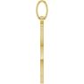 14 Karat Yellow Gold Star Of David Necklace, 20x15mm Image-3