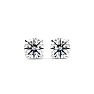 1/2 Carat Lab-Grown Diamond Stud Earrings In White Gold Image-2