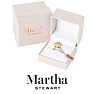 Martha Stewart 4 Carat Cushion Cut Lab Grown Diamond Halo Engagement Ring In 14K Yellow Gold Image-5