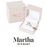 Martha Stewart 4 Carat Oval Shape Lab Grown Diamond Hidden Halo Engagement Ring In 14K White Gold Image-5