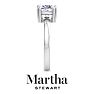 Martha Stewart 2 Carat Cushion Cut Lab Grown Diamond Solitaire Engagement Ring In 14K White Gold Image-10