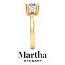 Martha Stewart 2 Carat Cushion Cut Lab Grown Diamond Solitaire Engagement Ring In 14K Yellow Gold Image-9