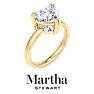 Martha Stewart 2 Carat Heart Shape Lab Grown Diamond Solitaire Engagement Ring In 14K Yellow Gold Image-7