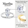 Martha Stewart 2 Carat Marquise Shape Lab Grown Diamond Solitaire Engagement Ring In 14K Yellow Gold Image-3
