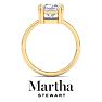 Martha Stewart 2 Carat Princess Cut Lab Grown Diamond Solitaire Engagement Ring In 14K Yellow Gold Image-8