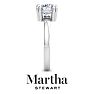 Martha Stewart 2 Carat Round Shape Lab Grown Diamond Solitaire Engagement Ring In 14K White Gold Image-9