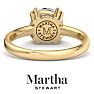 Martha Stewart 2 Carat Round Shape Lab Grown Diamond Solitaire Engagement Ring In 14K Yellow Gold Image-2