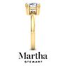 Martha Stewart 2 Carat Round Shape Lab Grown Diamond Solitaire Engagement Ring In 14K Yellow Gold Image-9
