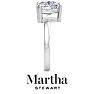 Martha Stewart 3 Carat Heart Shape Lab Grown Diamond Solitaire Engagement Ring In 14K White Gold Image-9