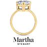Martha Stewart 3 Carat Heart Shape Lab Grown Diamond Solitaire Engagement Ring In 14K Yellow Gold Image-8