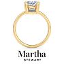 Martha Stewart 3 Carat Marquise Shape Lab Grown Diamond Solitaire Engagement Ring In 14K Yellow Gold Image-8