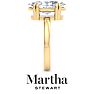Martha Stewart 3 Carat Marquise Shape Lab Grown Diamond Solitaire Engagement Ring In 14K Yellow Gold Image-9
